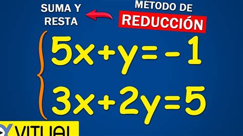 Aprende A Resolver Ecuaciones Lineales Con El Método De Suma Y Resta