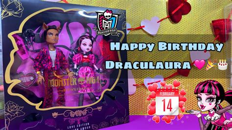 Обзор кукол Monster High Howliday Love Edition Draculaura and Clawd