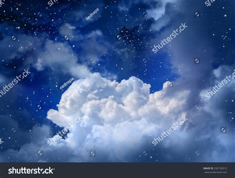 cloudy night sky background