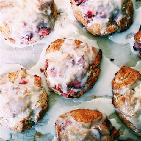 Fresh Strawberry Cream Scones Recipe The Feedfeed