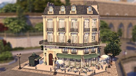 Parisian Apartment Caf Sims Speed Build Stop Motion Youtube