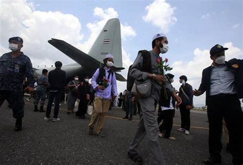 Rakyat Thailand Yang Di Bawa Keluar Dari Sudan Selamat Tiba Di