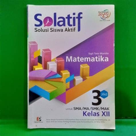 Jual Buku Solatif Matematika Untuk SMA Kelas 3 XII 12 Kurikulum 2013