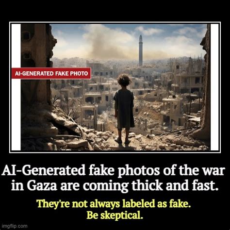 Many Photos Coming Out Of Gaza Are Ai Generated Fakes Imgflip