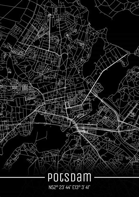 KlausUndSo Stadtplan Potsdam Just A Black Map