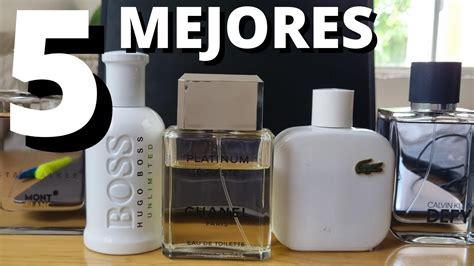 5 MEJORES PERFUMES HOMBRE LIMPIO YouTube