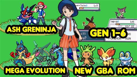 COMPLETE NEW POKEMON GBA ROM HACK WITH MEGA EVOLUTION 3 REGIONS