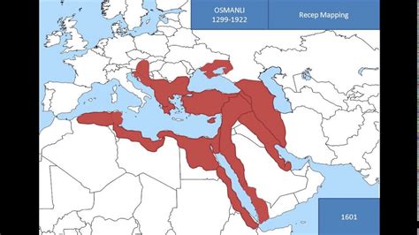 Osmanl Mparatorlu U Harita Ottoman Empire Map Youtube