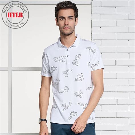 HTLB Men S Summer Short Polo Shirt Business Casual Polo Shirts 3D Print