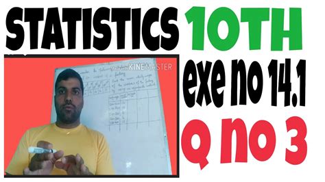 Class 10th Maths Statistics 14 1 Q No 3 Assumed Mean Method By Jm Sani Youtube