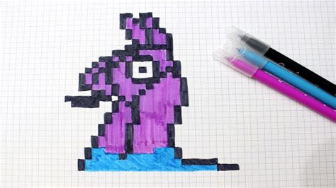 Lama De Fortnite En Pixel Art Youtube