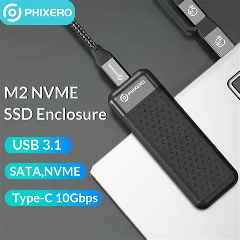 PHIXERO HD M 2 NVME SSD NGFF SATA M2 USB 3 1 C Png