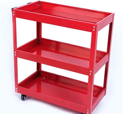 Tool Storage Heavy Duty Trolley Diy Tier Wheel Cart Shelf Workshop