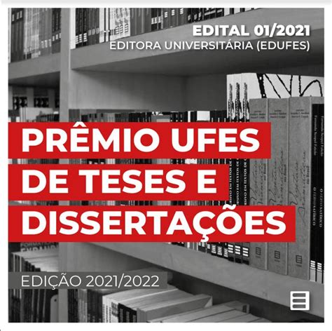 Editora da Ufes lança edital para publicação em livro de dissertações e