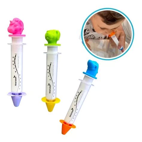 Seringa Para Lavar O Nariz - Kit Seringa Para Lavar Nariz Bebe 3un Infantil Lavagem Nasal Cor ...