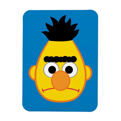 Bert Angry Face Magnet | Zazzle