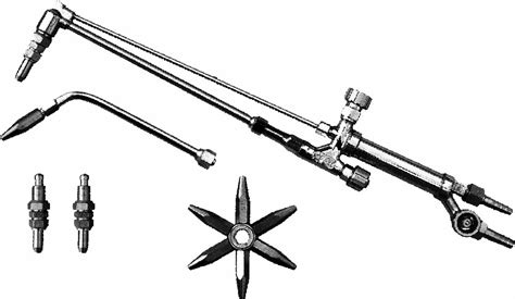 850271 Torch Gas Welding And Cutting Ctw M Medium With Nozzles Impa