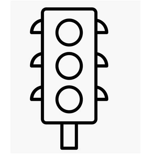 Traffic Signs Coloring Page