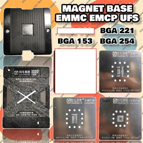 Jual Cetakan Plat Bga Ic Emmc Ufs Amaoe Magnet Base Shopee Indonesia