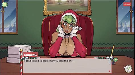 Claus Secret Surprise Xmas Hentai Game Ep Femboy Cum All Over Santa Elf Cute Face Xxx