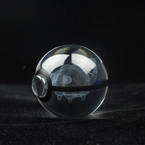 Pokemon Go D Laser Engraved Crystal Pokeball Ideal Christmas Gift