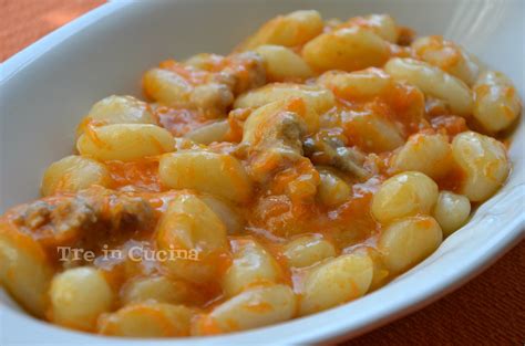 Gnocchi Zucca Salsiccia E Provola Treincucina