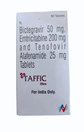 Taffic Bictegravir Emtricitabine And Tenofovir Alafenamide Tablets At