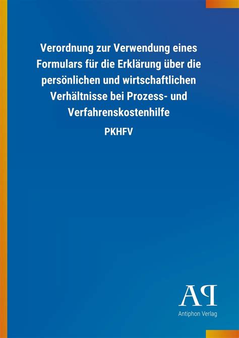 Verordnung zur Verwendung eines Formulars für Erklärung über