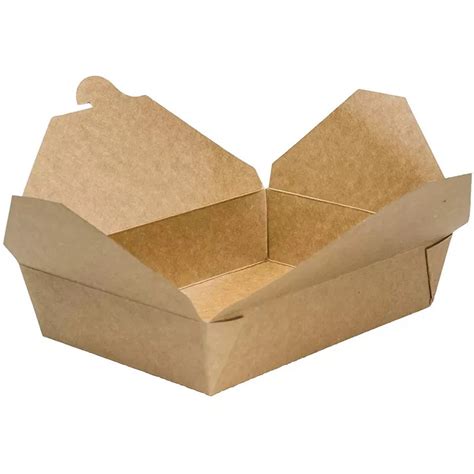 Wholesale Kraft Paper Food Leak Grease Resistant Disposable Cardboard