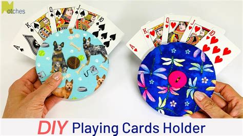 DIY Hand Helper Playing Card Holder Quick And Easy Gift To Make Or