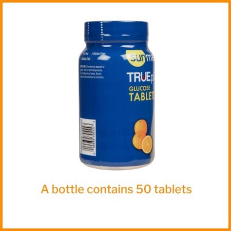 Sunmark Trueplus Glucose Chewable Tablet 56151161051 1 Bottle 50 Per Bottle 50 Ct Fred Meyer