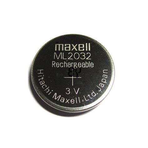 Maxell Ml Rechargeable Buttoncell Volt