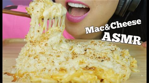 Asmr Cheesy Baked Macandcheese Satisfying Eating Sounds No Talking Sas Asmr Youtube