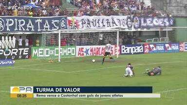 Globo Esporte PA Remo vence o Castanhal e chega a sete vitórias em