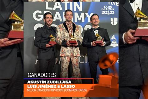 ¡felicidades A Lagos Por Ser Ganadores Del Latin Grammy Wal Group