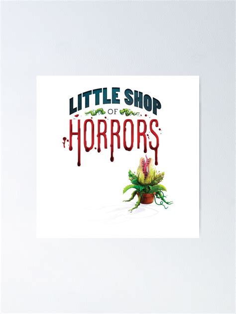 Little Shop Of Horrors 2019 Logo Poster For Sale By Broadway Island