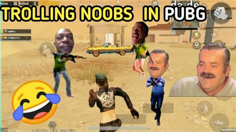 Trolling Noobs In Pubg Mobile Pubg Mobile Exe Video Pubg Mobile Funny