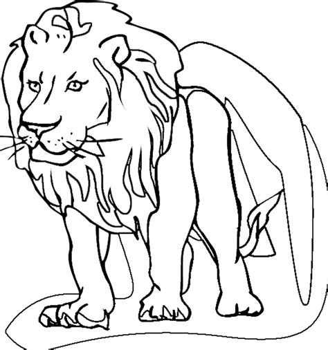 Free Easy To Print Lion Coloring Pages Tulamama Lion Coloring Page