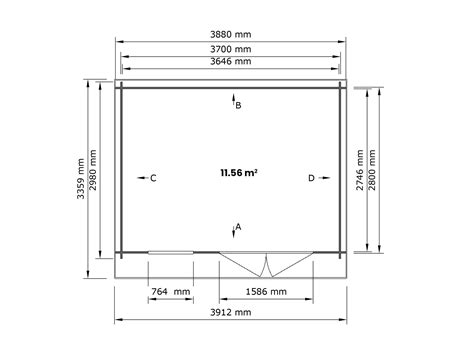 Abrigo De Jardim Madeira Tratada Em Autoclave Telhado Plano M Esp