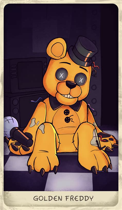 Withered Golden Freddy Plush Hex Shop