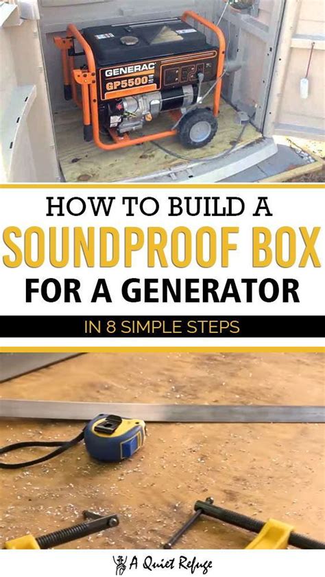 How To Build A Soundproof Box For A Generator In 8 Simple Steps A