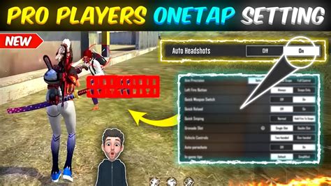 Free Fire Auto Headshot Setting After Update Pro Players Secret One