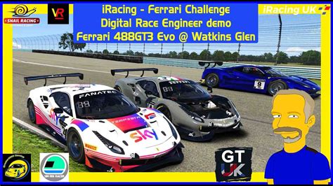 IRacing Ferrari Challenge Ferrari 488GT3 Evo Watkins Glen PLUS