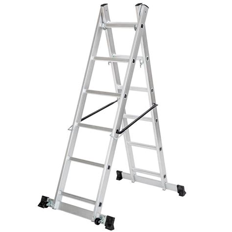 TecTake Multi Purpose Ladder With Scaffold For Sale Online EBay