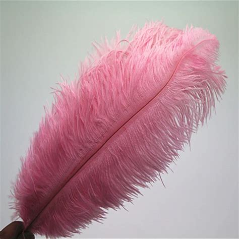 Wholesale Pcs Lot Cm Pink Ostrich Feathers For Costumes Party