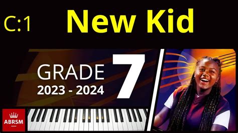 ABRSM Grade 7 Piano 2023 New Kid No 9 From Jazz Preludes Collection