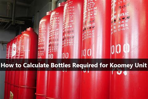 Calculate Bottles Required For Koomey Unit Accumulator Unit