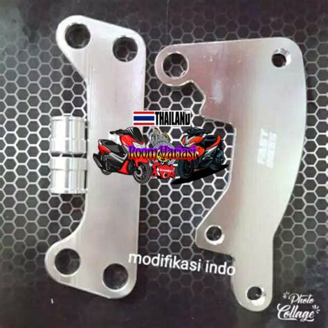 Jual Dijual Murah BREKET KALIPER STANDAR DISC 220MM HONDA YAMAHA MATIC