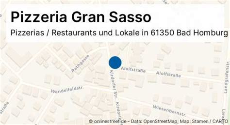 Pizzeria Gran Sasso Kirdorfer Straße in Bad Homburg v d Höhe Kirdorf