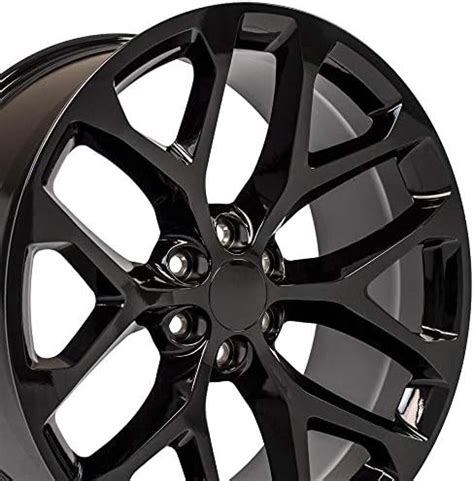 Amazon OE Wheels LLC 24 Inch Rim Fits Silverado Snowflake Wheel